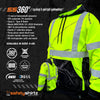 SS360º Daybreak Camo - Yellow - Class 3 - Type-R - Reflective Safety Hoodie