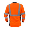 SS360º Deepwoods Camo Long Sleeve - Orange - Class 3 - Type-R - UPF 40 - Reflective Safety Shirt