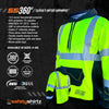 SS360º Topo - Yellow - Class 3 - Type-R Safety Hoodie - Product Features