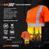 SS360º Wildland Sasquatch - Orange - Class 2 - Type-R - UPF 40 - Reflective Safety Shirt