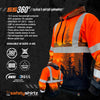 SS360º Wildland Sasquatch - Orange - Class 3 - Type-R - Safety Hoodie - Product Features