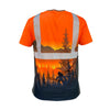 SS360º Wildland Sasquatch - Orange - Class 2 - Type-R - UPF 40 - Reflective Safety Shirt