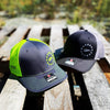 1776 Betsy Ross - Richardson Snapback Hat - Black/Charcoal Mesh