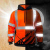 SS360º American Grit - Orange - Class 3 - Type-R - Reflective Safety Hoodie