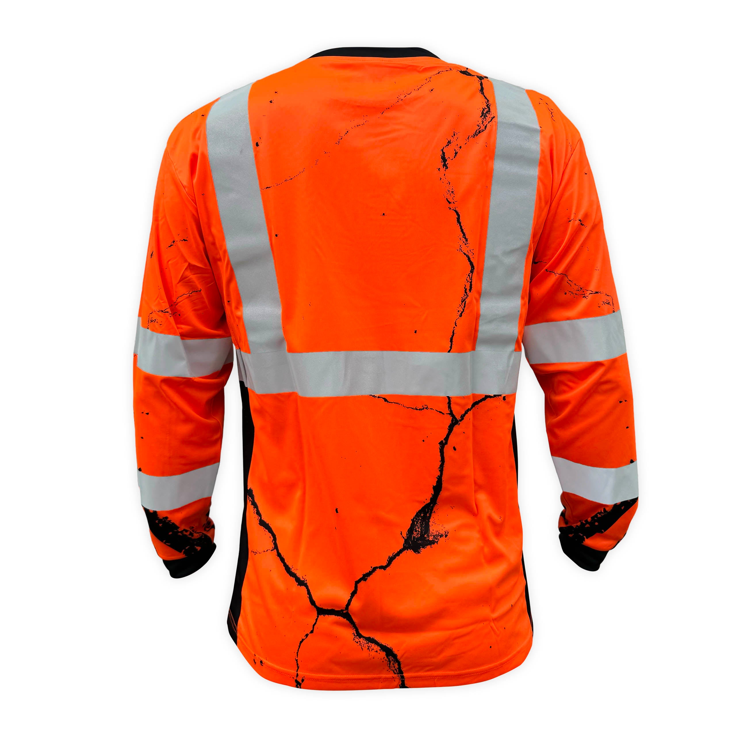 American Grit Orange Class 3 Type-R Reflective Safety Hoodie