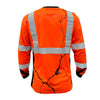SS360º American Grit - Orange - Class 3 - Type-R - Reflective Safety Long Sleeve Tee