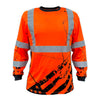 SS360º American Grit - Orange - Class 3 - Type-R - Reflective Safety Long Sleeve Tee