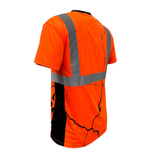 SS360º American Grit - Orange - Class 2 - Type-R - Reflective Safety Tee