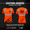 SS360º American Grit - Orange - Class 2 - Type-R - Reflective Safety Tee