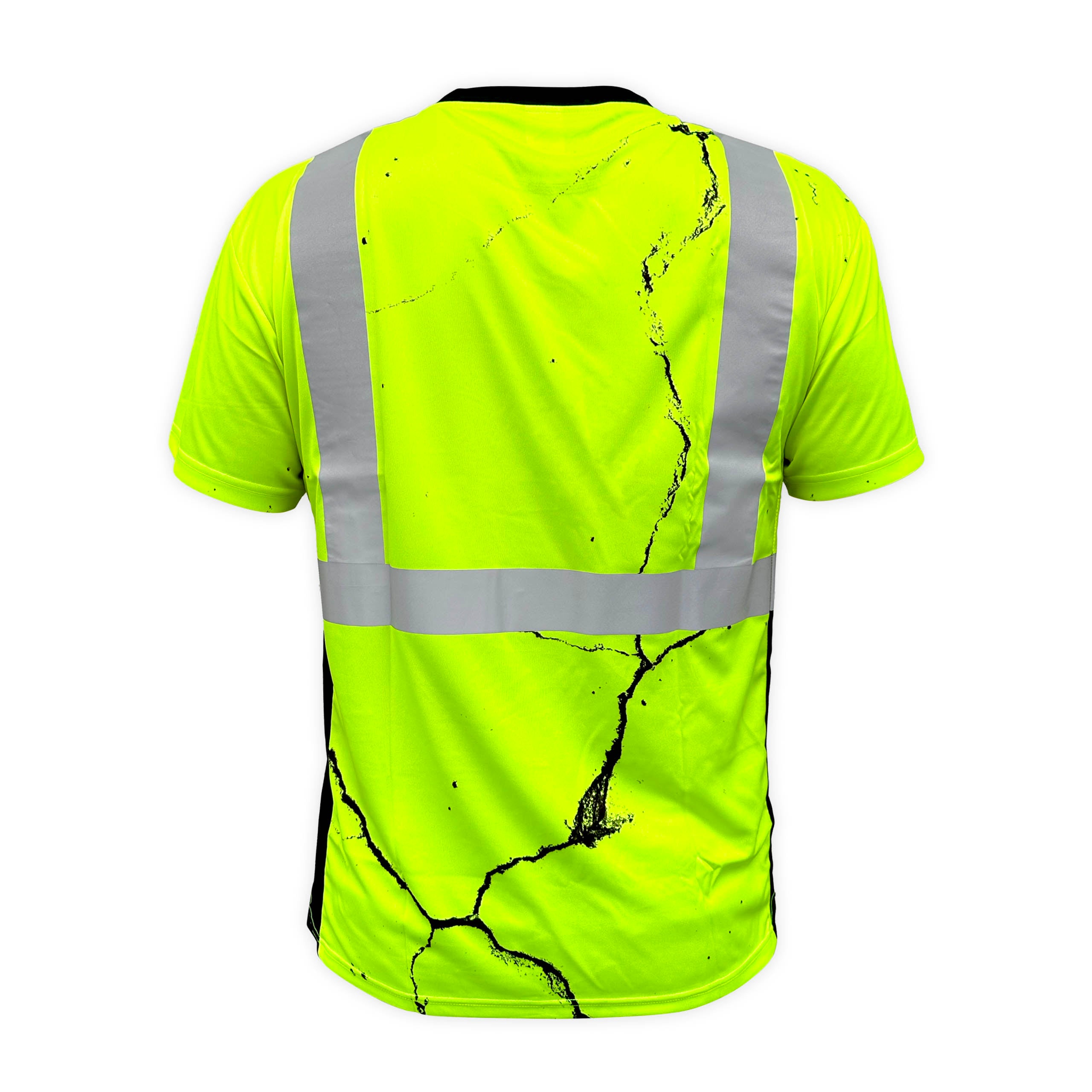 American Grit Yellow Class 2 Type-R Reflective Safety Shirt