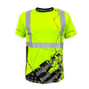 SS360º American Grit - Yellow - Class 2 - Type-R - UPF 40 - Reflective Safety Shirt