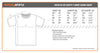 Youth Sasquatch Safety Shirt Size Chart