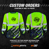 SS360º American Grit - Yellow - Class 3 - Type-R - UPF 40 - Reflective Long Sleeve Safety Shirt - Custom Orders