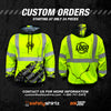 American Grit Yellow Hoodie Custom Order