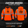 SS360° Basic Orange Class 3 - Type-R - Reflective Safety Hoodie