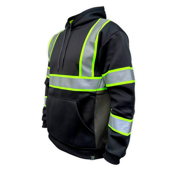 SS360º Stealth Basic - Black - Type-O - Reflective Safety Hoodie