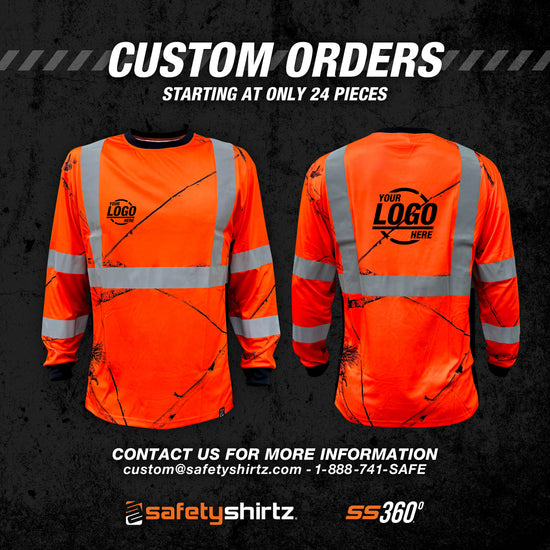 SS360º Long Sleeve Tee - Custom Order Info