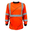 SS360º Daybreak - Orange - Class 3 - Type-R - Reflective Safety Long Sleeve Tee