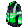 SS360º Northern Lights Zip-Up - Black - Type-O - Enhanced Visibility - Reflective Safety Hoodie