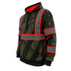 SS360º The Patriot - Military Green - Enhanced Visibility - Reflective Safety Hoodie