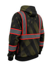 SS360º The Patriot - Military Green - Enhanced Visibility - Reflective Safety Hoodie