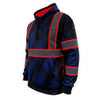SS360º The Patriot - Blue - Enhanced Visibility - Reflective Safety Hoodie