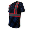 SS360º The Patriot - Blue - UPF 40 - Enhanced Visibility - Reflective Safety Shirt