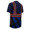 SS360º The Patriot - Blue - UPF 40 - Enhanced Visibility - Reflective Safety Shirt
