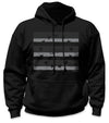 1776 Betsy Ross - Safety Stripe Hoodie - Gray/Reflective/Black