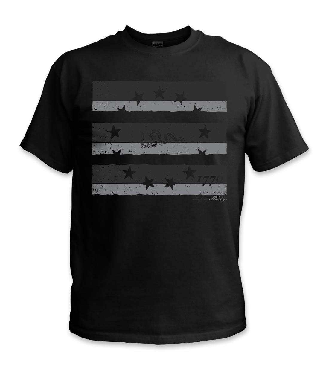 1776 Betsy Ross Safety Stripe Shirt - Gray/Reflective/Black