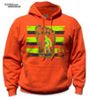 Bigfoot Hi-Vis Safety Stripe Hoodie - Neon Yellow/Reflective/Orange