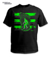 Bigfoot Hi-Vis Safety Stripe Tee - Neon Green/Reflective/Black