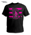 Bigfoot Hi-Vis Safety Stripe Tee - Neon Pink/Reflective/Black
