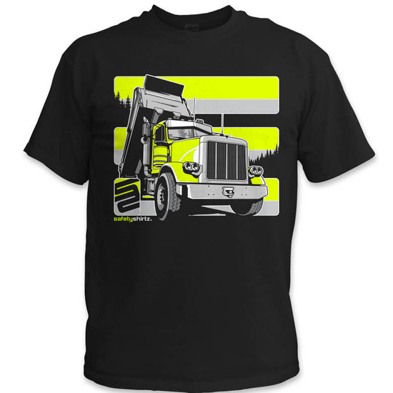 Dump Truck Safety Shirt - Yellow/Black