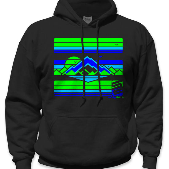  High Country Safety Hoodie - Green/Blue/Black