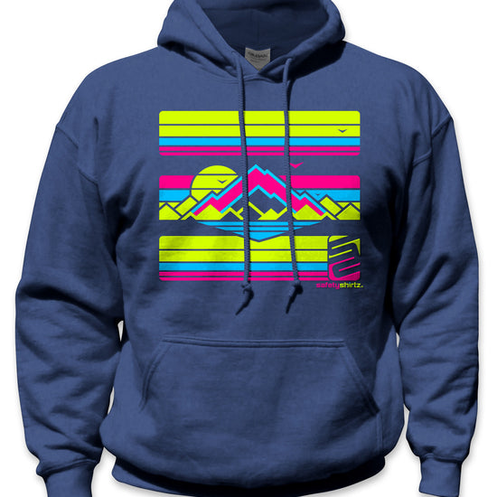 High Country Safety Hoodie - Yellow/Pink/Blue