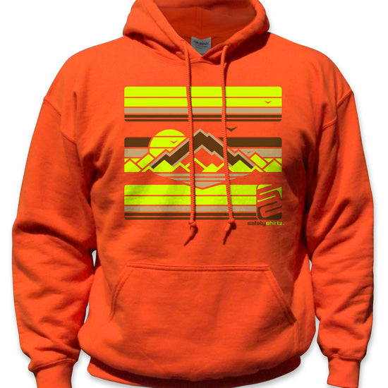 High Country Safety Hoodie - Yellow/Brown/Orange