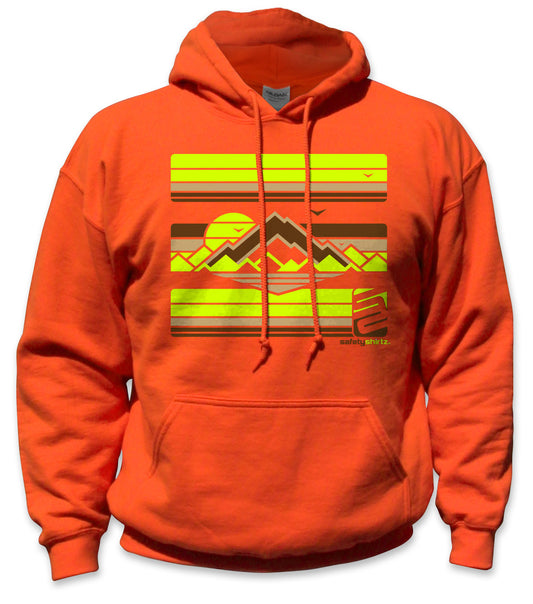 High Country Safety Hoodie - Yellow/Brown/Orange