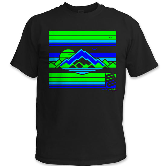 High Country Safety Shirt - Green/Blue/Black