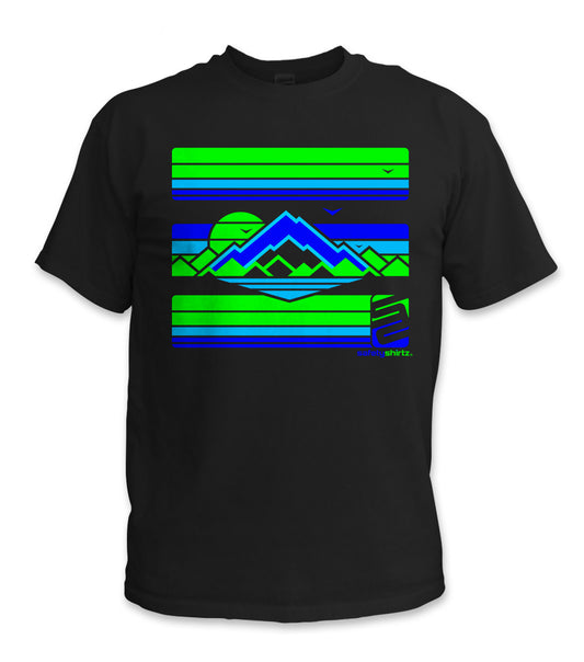 High Country Safety Shirt - Green/Blue/Black