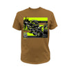 Hillclimb Hi-Vis Safety Stripe Tee - Yellow/Black Reflective/Duck Brown