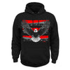 Iron Eagle Safety Stripe Hoodie - Red/Reflective/Black