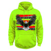 Iron Eagle Safety Stripe Hoodie - Red/Reflective/Yellow