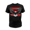 Iron Eagle Safety Stripe Tee - Red/Reflective/Black