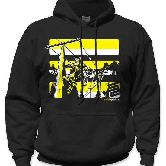 Lineman Safety Hoodie - Yellow/Black