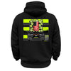 Log Truck Hi-Vis Safety Stripe Hoodie - Yellow/Reflective/Black