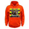 Log Truck Hi-Vis Safety Stripe Hoodie - Yellow/Reflective/Orange