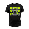 Log Truck Hi-Vis Safety Stripe Tee - Yellow/Reflective/Black