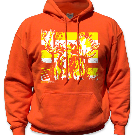 Moose Safety Hoodie - Yellow/Orange