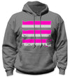 Oregon State Hi-Vis Safety Stripe Hoodie - Neon Pink/Gray/Charcoal